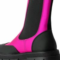 AZALEA WANG GENEVIEVE FLATFORM BOOTIE IN PINK -Sewing Down South shop azalea wang crazy like me flatform bootie in pink pink 5 5