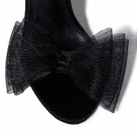 AZALEA WANG DANIELLA STILETTO SANDAL IN BLACK -Sewing Down South shop azalea wang daniella stiletto sandal in black black 5 5