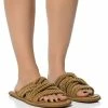 AZALEA WANG DELORES ROPE UPPER SANDAL IN NUDE