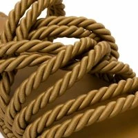 AZALEA WANG DELORES ROPE UPPER SANDAL IN NUDE -Sewing Down South shop azalea wang delores rope upper sandal in nude nude 5 5 c1