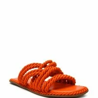 AZALEA WANG DELORES ROPE UPPER SANDAL IN ORANGE -Sewing Down South shop azalea wang delores rope upper sandal in orange orange 3 3 c1