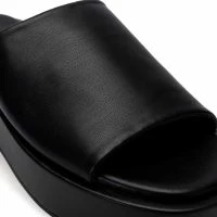 AZALEA WANG DIONORA FLATFORM SANDAL IN BLACK -Sewing Down South shop azalea wang dionora flatform sandal in black black 5 5 c1
