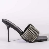 AZALEA WANG DIRTY DANCING STILETTO SANDAL IN BLACK