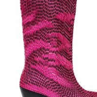 AZALEA WANG DRIVEN RHINESTONE WESTERN BOOT IN FUCHSIA -Sewing Down South shop azalea wang driven rhinestone western boot in fuchsia fuchsia 5 5 c1