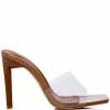 AZALEA WANG DROP STILETTO SANDAL IN NUDE