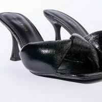 AZALEA WANG EASY WITH YOU CHUNKY SANDAL IN BLACK -Sewing Down South shop azalea wang easy with you chunky sandal in black black 6 6