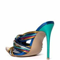 AZALEA WANG FIFI MULTI COLORED STILETTO SANDAL -Sewing Down South shop azalea wang fifi multi colored stiletto sandal multi 4 4