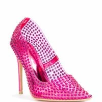 AZALEA WANG FIND ME ON THE DANCEFLOOR RHINESTONE PVC PUMP IN FUCHSIA 7 AZALEA WANG FIND ME ON THE DANCEFLOOR RHINESTONE PVC PUMP IN FUCHSIA -Sewing Down South shop azalea wang find me on the dancefloor rhinestone pvc pump in fuchsia fuchsia 3 3