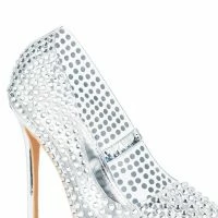 AZALEA WANG FIND ME ON THE DANCEFLOOR RHINESTONE PVC PUMP IN SILVER -Sewing Down South shop azalea wang find me on the dancefloor rhinestone pvc pump in silver silver 5 5