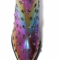 AZALEA WANG FREYA STAR STUDDED IRIDESCENT WESTERN BOOT IN PURPLE -Sewing Down South shop azalea wang freya star studded iridescent western boot in purple purple 5 5