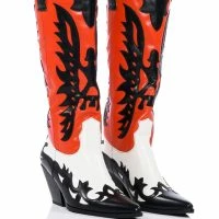 AZALEA WANG GFORCE MULTI COLORED WESTERN BOOT
