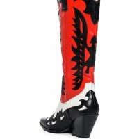 AZALEA WANG GFORCE MULTI COLORED WESTERN BOOT -Sewing Down South shop azalea wang gforce multi colored western boot multi 4 4