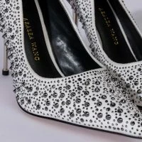 AZALEA WANG GLITCH IN THE SYSTEM STILETTO PUMP IN WHITE -Sewing Down South shop azalea wang glitch in the system stiletto pump in white white 6 6