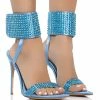 AZALEA WANG GRIFFON EMBELLISHED STILETTO SANDAL
