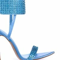 AZALEA WANG GRIFFON EMBELLISHED STILETTO SANDAL -Sewing Down South shop azalea wang griffon embellished stiletto sandal turquoise 5 5