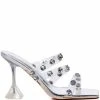 AZALEA WANG GUMDROP CHUNKY SANDAL IN SILVER