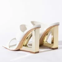 AZALEA WANG HEAD IN THE CLOUDS WEDGE SANDAL IN WHITE -Sewing Down South shop azalea wang head in the clouds wedge sandal in white white 5 5