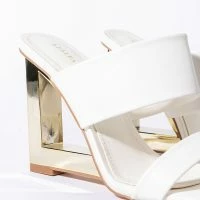 AZALEA WANG HEAD IN THE CLOUDS WEDGE SANDAL IN WHITE -Sewing Down South shop azalea wang head in the clouds wedge sandal in white white 6 6