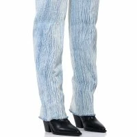 AZALEA WANG HEARD ABOUT YOU DENIM FOLD OVER BOOT