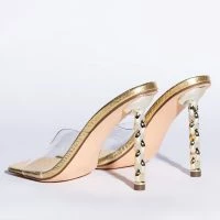 AZALEA WANG HEARTS RACING STILETTO SANDAL IN GOLD -Sewing Down South shop azalea wang hearts racing stiletto sandal in gold gold 5 5