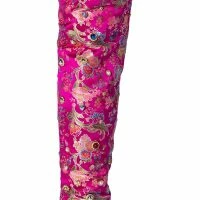 AZALEA WANG HER MAJESTY EMBELLISHED ABOVE THE KNEE BOOT IN PINK -Sewing Down South shop azalea wang her majesty embellished above the knee boot in pink pink 5 5