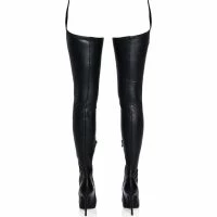 AZALEA WANG IM MOVIN ON BELTED THIGH HIGH STILETTO CHAP BOOT WITH 4 WAY STRETCH 15 AZALEA WANG IM MOVIN ON BELTED THIGH HIGH STILETTO CHAP BOOT WITH 4 WAY STRETCH -Sewing Down South shop azalea wang im movin on belted thigh high stiletto chap boot with 4 way stretch black pu 4 4