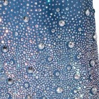 AZALEA WANG INVISIBLE DENIM BOOT WITH DIAMONDS -Sewing Down South shop azalea wang invisible denim boot with diamonds denim 5 5