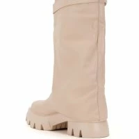 AZALEA WANG JET FOLD OVER FLATFORM BOOT IN BONE -Sewing Down South shop azalea wang jet fold over flatform boot in bone bone 4 4