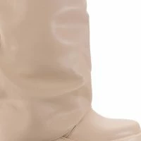 AZALEA WANG JET FOLD OVER FLATFORM BOOT IN BONE -Sewing Down South shop azalea wang jet fold over flatform boot in bone bone 5 5