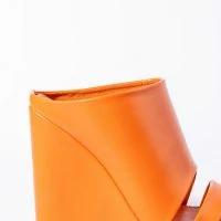 AZALEA WANG LOVE ME TENDER SQUARE TOE WEDGE SANDAL IN ORANGE -Sewing Down South shop azalea wang jocelyn square toe wedge sandal in orange orange 6 6