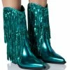 AZALEA WANG JOYFUL RING WESTERN BOOTIE IN BLUE