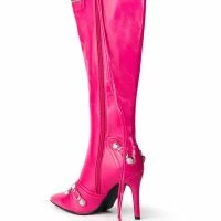 AZALEA WANG JUST FOR YOU STILETTO BOOT IN FUCHSIA -Sewing Down South shop azalea wang just for you stiletto boot in fuchsia fuchsia 4 4