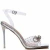 AZALEA WANG KAMARI EMBELLISHED STILETTO SANDAL IN SILVER
