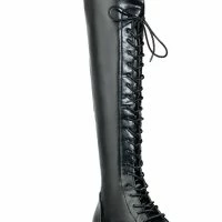 AZALEA WANG KANE OVER THE KNEE FLATFORM BOOT IN BLACK -Sewing Down South shop azalea wang kane over the knee flatform boot in black black 5 5