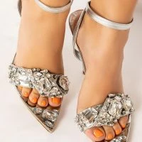 AZALEA WANG KEEP IT SWEET STILETTO SANDAL IN SILVER -Sewing Down South shop azalea wang keep it sweet stiletto sandal in silver silver 5 5