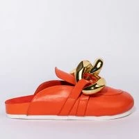 AZALEA WANG LAYIN LOW FLAT IN ORANGE -Sewing Down South shop azalea wang layin low flat in orange orange 3 3