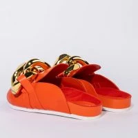 AZALEA WANG LAYIN LOW FLAT IN ORANGE -Sewing Down South shop azalea wang layin low flat in orange orange 5 5