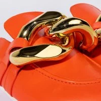 AZALEA WANG LAYIN LOW FLAT IN ORANGE -Sewing Down South shop azalea wang layin low flat in orange orange 6 6