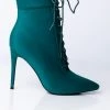 AZALEA WANG LIGHT ME UP STILETTO BOOTIE IN GREEN