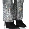 AZALEA WANG LIKE A MILLION BUCKS EMBELLISHED BOOTIE IN SILVER