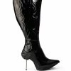 AZALEA WANG LONDON WESTERN BOOT IN BLACK