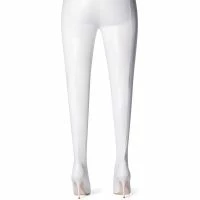 AZALEA WANG LOVE IS IN THE AIR SEXY STILETTO PANT BOOT IN WHITE PU -Sewing Down South shop azalea wang love is in the air sexy stiletto pant boot in white pu white 5 5