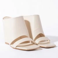 AZALEA WANG LOVE ME TENDER SQUARE TOE WEDGE SANDAL IN BONE -Sewing Down South shop azalea wang love me tender square toe wedge sandal in bone bone 4 4
