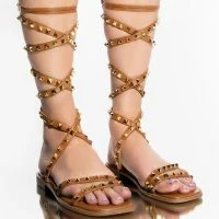 AZALEA WANG MADE FOR WALKING FLAT SANDAL IN TAN -Sewing Down South shop azalea wang made for walking flat sandal in tan tan 1 1 c1 c1