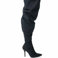 AZALEA WANG MANTIS BAGGY THIGH HIGH BOOT IN BLACK -Sewing Down South shop azalea wang mantis baggy thigh high boot in black black 2 2 c1 c1