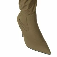 AZALEA WANG MANTIS BAGGY THIGH HIGH BOOT IN KHAKI -Sewing Down South shop azalea wang mantis baggy thigh high boot in khaki khaki 5 5 c1