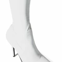 AZALEA WANG MILEY THIGH HIGH STILETTO BOOT WITH 4 WAY STRETCH IN WHITE -Sewing Down South shop azalea wang miley thigh high stiletto boot with 4 way stretch in white white 5 5 c1