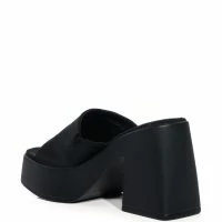 AZALEA WANG MILTON CHUNKY SANDAL IN BLACK -Sewing Down South shop azalea wang milton chunky sandal in black black 4 4