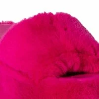 AZALEA WANG MINNA FAUX FUR MULE IN PINK -Sewing Down South shop azalea wang minna faux fur mule in pink pink 5 5