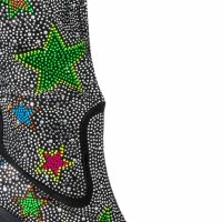 AZALEA WANG MIREYA BLACK EMBELLISHED BOOT -Sewing Down South shop azalea wang mireya black embellished boot black 5 5